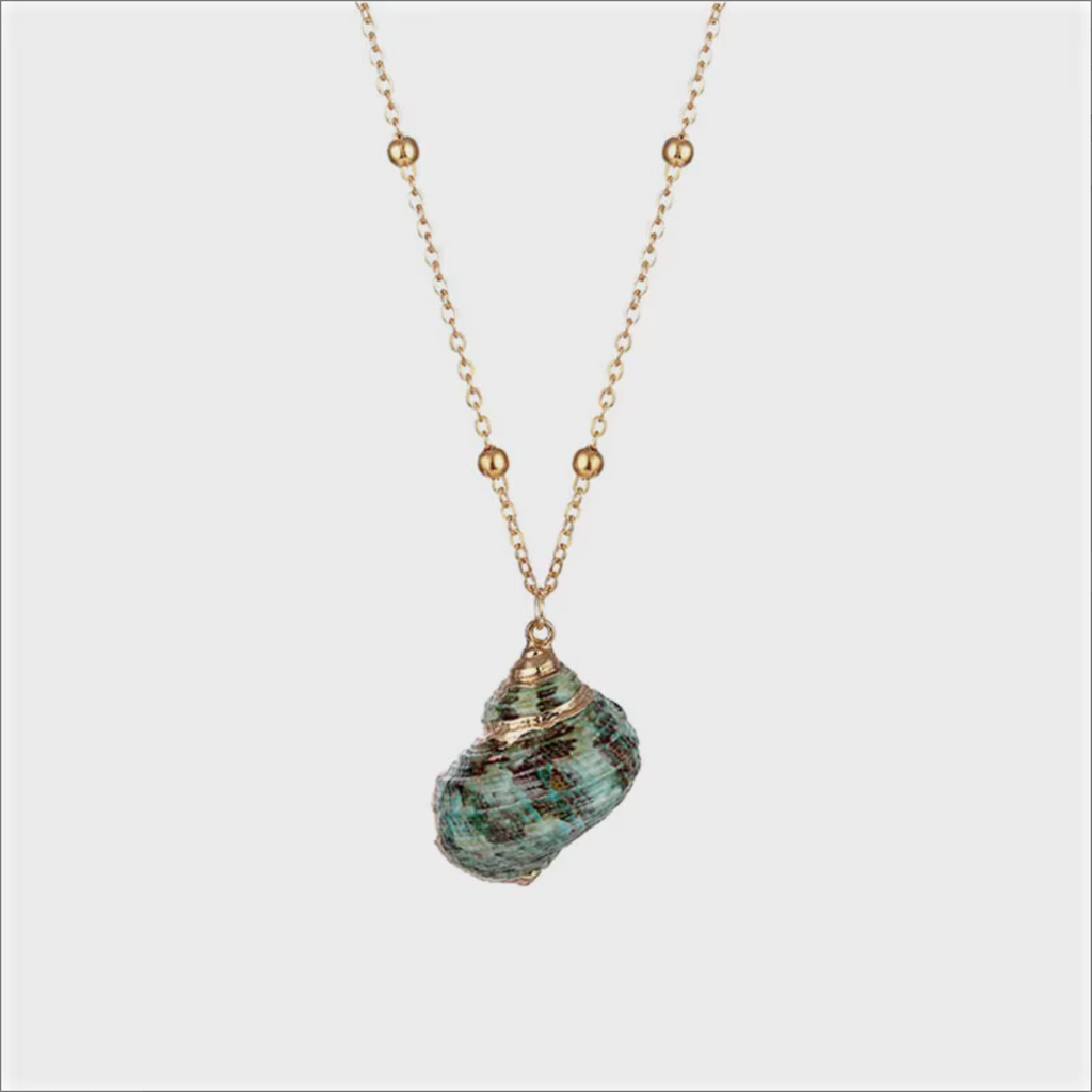 Drowned Gold Shell Necklace