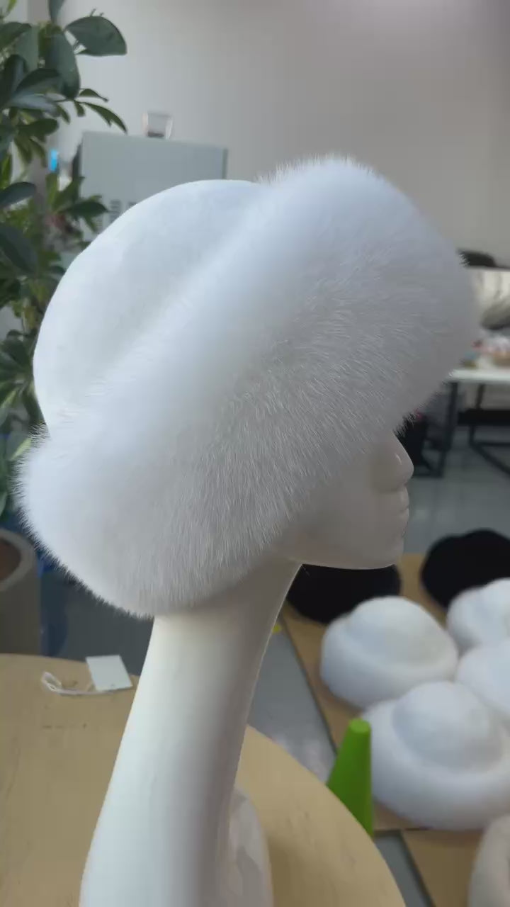 Luxury Winter Fox Fur Hat